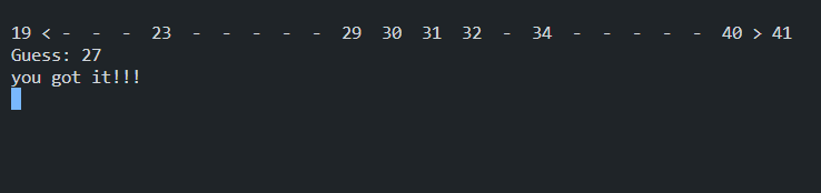 demonstration of code